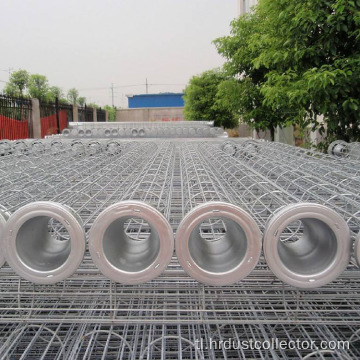 Dust collector cage galvanized iron wire cage